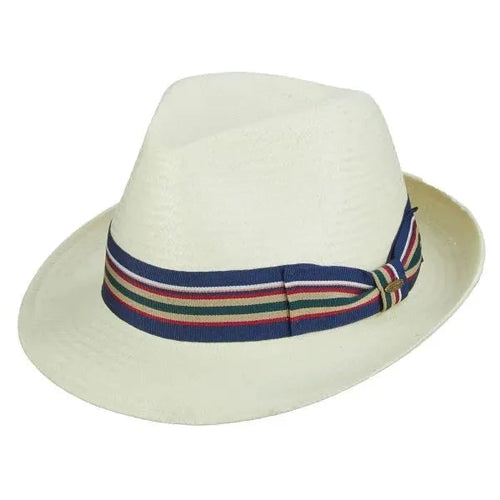 Scala Kennedy - Straw Fedora Hat - Hatcountry