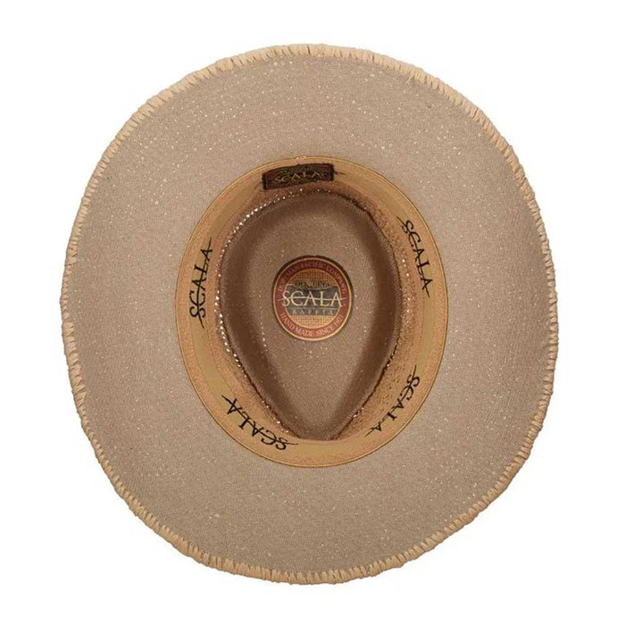Scala Puerto- Straw Fedora Hat - Hatcountry