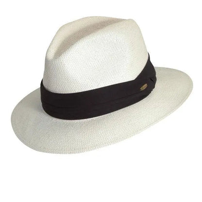 Scala Hannibal - Straw Fedora Hat - Hatcountry
