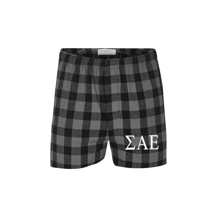 Sigma Alpha Epsilon Pajama Bottom Shorts-Boxers