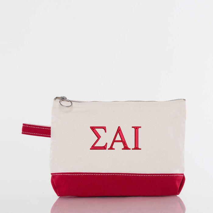 Sigma Alpha Iota Canvas Cosmetic Bag