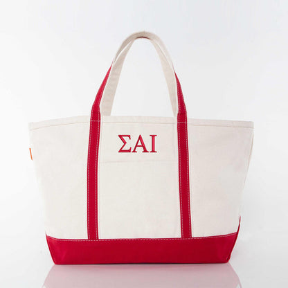 Sigma Alpha Iota Large Canvas Tote Bag