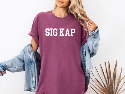 Sigma Kappa Heavyweight Short Sleeve T-shirt - Comfort Colors