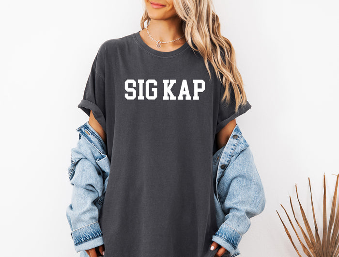 Sigma Kappa Heavyweight Short Sleeve T-shirt - Comfort Colors