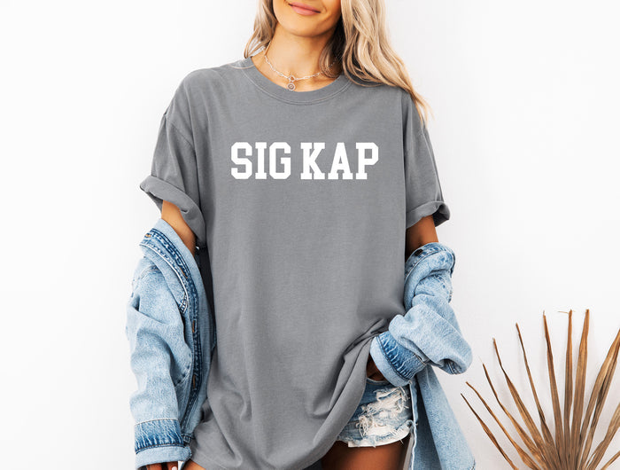 Sigma Kappa Heavyweight Short Sleeve T-shirt - Comfort Colors