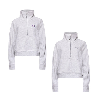 Sigma Kappa lululemon Scuba Oversized Funnel-Neck Half Zip