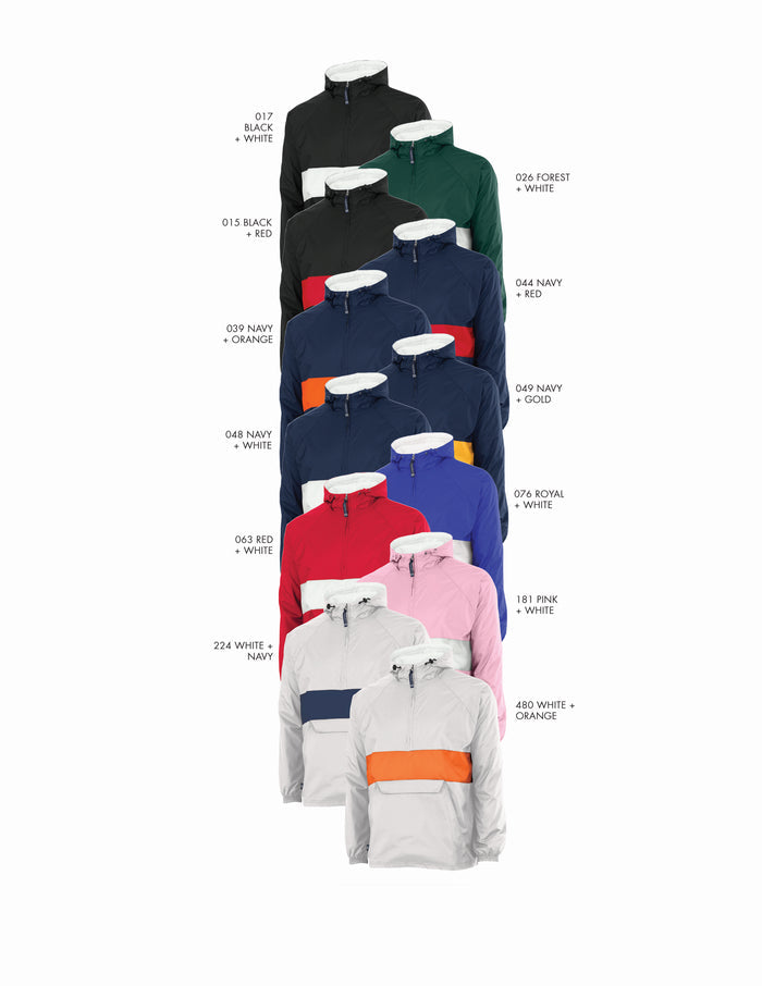 Sigma Nu Rugby Striped Lined Windbreaker