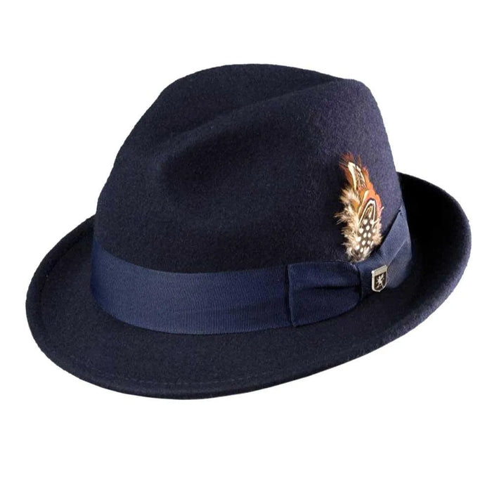 Stacy Adams Chelsea - Wool Fedora Hat - Hatcountry