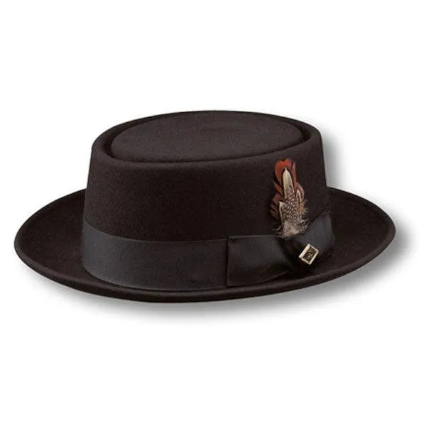 Stacy Adams Providence - Wool Porkpie Hat - Hatcountry