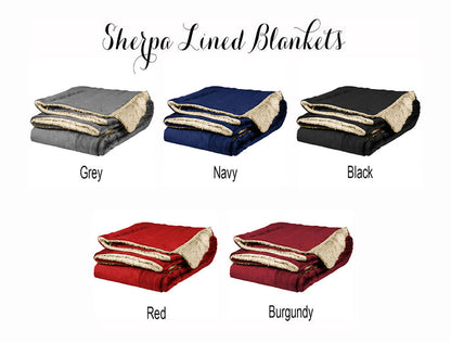 Tau Kappa Epsilon Sherpa Lined Blanket