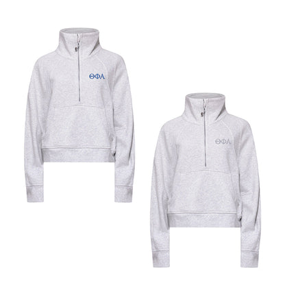 Theta Phi Alpha lululemon Scuba Oversized Funnel-Neck Half Zip