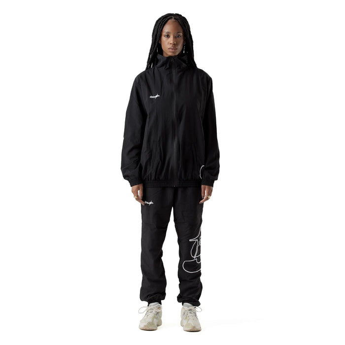 TRACK JACKET S STAR BLACK - Four Street