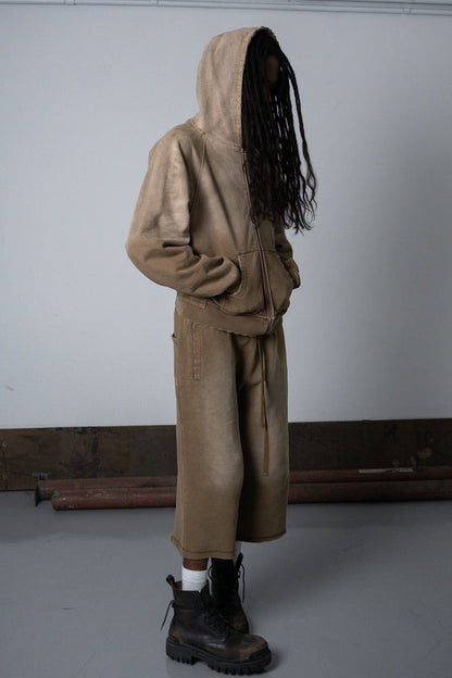 UNF HEAVY ZIP HOODIE - SAND