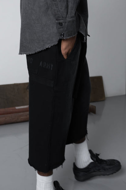 UNF LOOSE SWEATSHORTS - BLACK