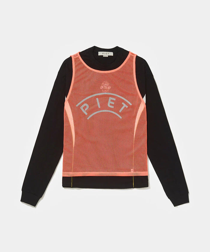 Vest Long Sleeve T-shirt Black - Four Street