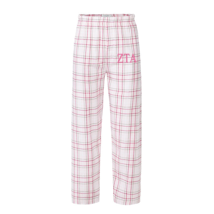 Zeta Tau Alpha Flannel Pants