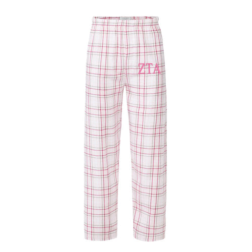Zeta Tau Alpha Flannel Pants
