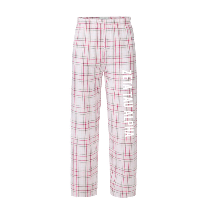 Zeta Tau Alpha Flannel Pants