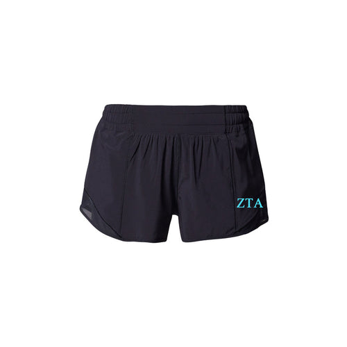 Zeta Tau Alpha lululemon Hotty Hot High-Rise Lined Short 2.5" - Black