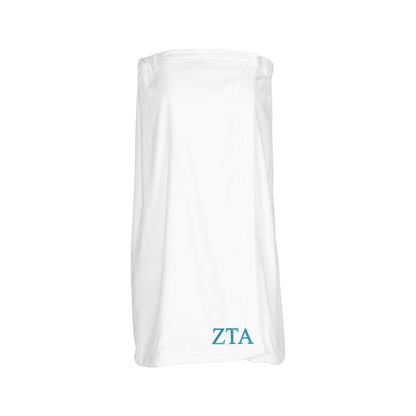 Zeta Tau Alpha Terry Velour Spa Wrap